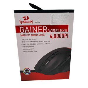 Redragon M656 Gainer Wireless Gaming Mouse 4000 DPI RGB